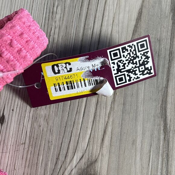 NWT Adore Me Rachelle Women's Hot Pink Bikini Top Plus  Size 40G - Picture 6 of 8